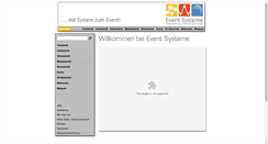 Desktop Screenshot of eventsysteme.de