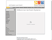 Tablet Screenshot of eventsysteme.de